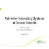 Greenturtle - Rainwater Harvesting Systems at Ontario Schools